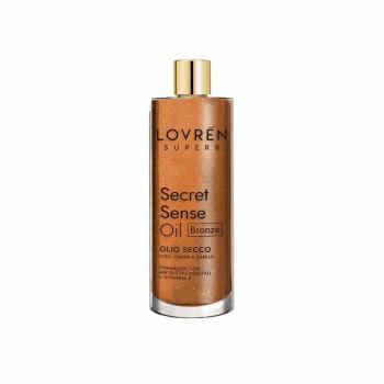 Lovrén Secret Sense Oil Bronze Olio Secco con Glitter Dorati 100 ml