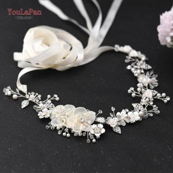 Luxury Silver Crystal Bridal Sash Belt