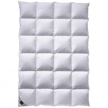 Billerbeck NENA® Herbst/Winterkassette II Daunendecke 155x220 cm – 100 % Gänse‑Daune, warm‑Wärmestufe, Allergikerfreundlich