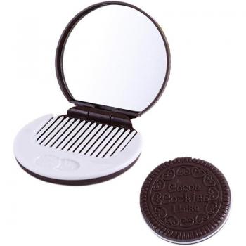 Mini miroir pliable en acier inoxydable