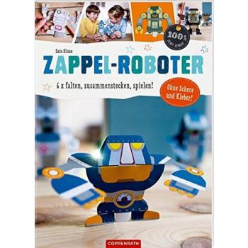 Zappel-Roboter: 6 x falten, zusammenstecken, spielen! (100% selbst gemacht)