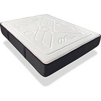 Materasso Singolo 90X200 Adele Visco Foam, Alto 27 cm, Ortopedico, Multi-strato con 3 cm di Memory Foam