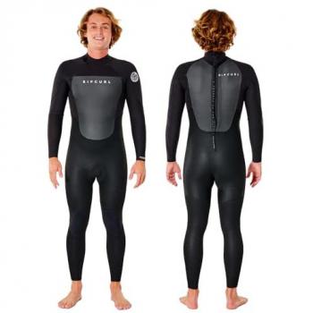 Muta Rip Curl Omega 4/3 Back Zip - Nero