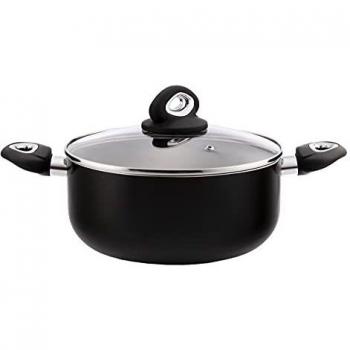 Pendeford Induction Base Soft Grip Handle Casserole Pot - 24cm