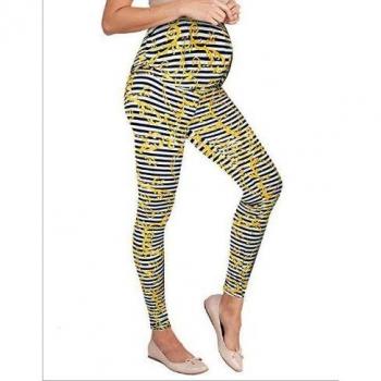Legging maternité slim à motif numérique