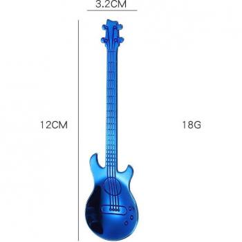 Cuillère à Café en Acier Inoxydable Guitare