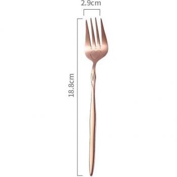 Rose Flower Dessert Mixing Spoon