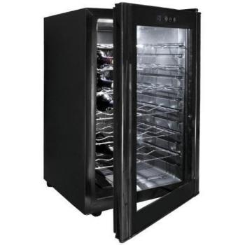 Armadio Vino Black Line 28 Bottiglie 10/18 Inox Lacor 69175