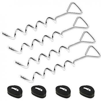 Hodzeed 4Set Trampoline Tie Down Kit for Pet Dog Fixed