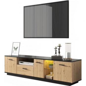 Tavolo Bar Multiuso Nero 138‑204 x 39 x 105 cm