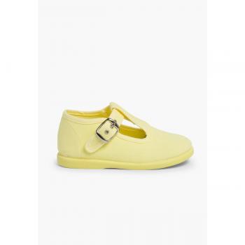 Zapatos Infantiles de Lona con Hebilla - Pisamonas