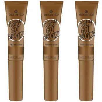 Essence Bronzer-Puder »BABY GOT BRONZE liquid bronzer«, (Set, 3 tlg.)