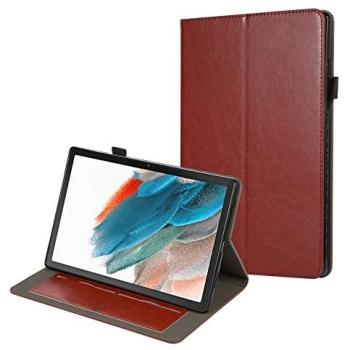 Lobwerk Tablethülle für Samsung Galaxy Tab A8 SM-X200 X205, schlank und braun