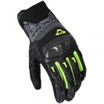 Macna Guanti Moto Rocco Nero-Giallo