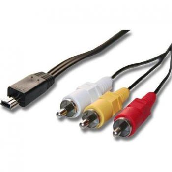 Adaptateur Audio Vidéo vhbw pour Canon Powershot A3300IS, A3350