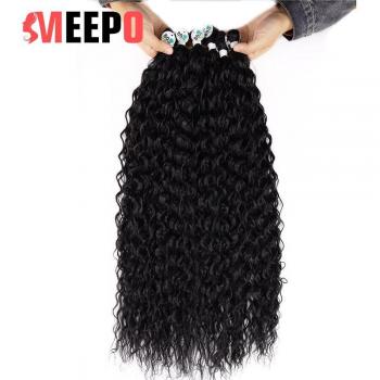 Paquet de cheveux bouclés noir 28 pouces