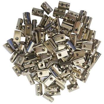 Veerbelaste roll-in T-muurmoer (M3) 100-stuks, 6 mm sleuf, 20-serie