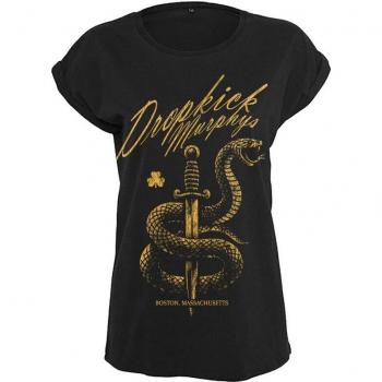 T-shirt Femme Dropkick Murphys - Serpent & Dagger - S à XL - Noir