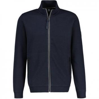 LERROS Unifarbene Sweatjacke für Herren