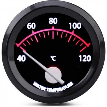 52Mm Temperatuurmeter voor Auto, 40-120 ℃ Water Indicator
