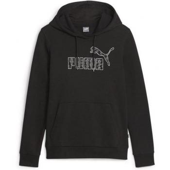 PUMA Sudadera mujer invierno algodón capucha 677872-01 ESS+ANIMAL hoodie negro