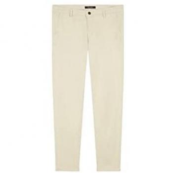 Pantalon chino NINA Blanc Élégant