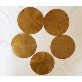 180mm 95W 24V DC Flexible Round Electric Polyimide Film Heater