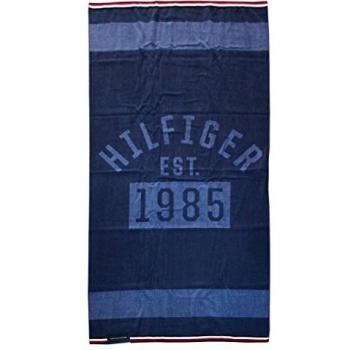 Toalla Tommy Hilfiger Azul Jeans para la Playa