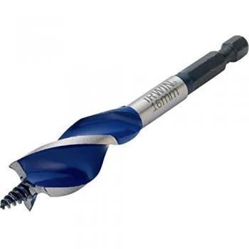 IRWIN 1921991 6X Blue Groove Stubby Wood Bit 16 mm x 4-Inch