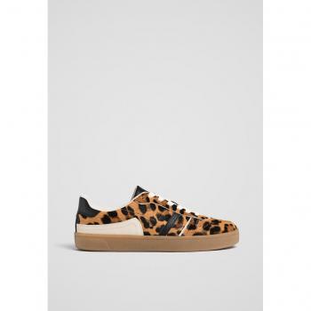 Stradivarius Sneakers in pelle con stampa 35