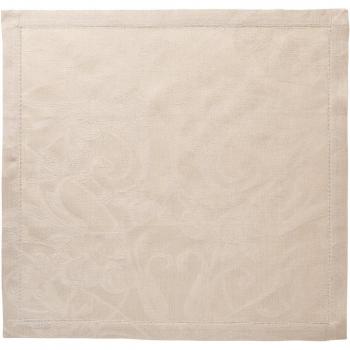 Serviette de Table Lin Tivoli Jacquard Français Jaune 50x50