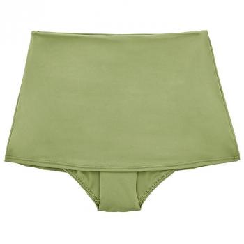 Seafolly Khaki Badehose mit Rockchen-Style