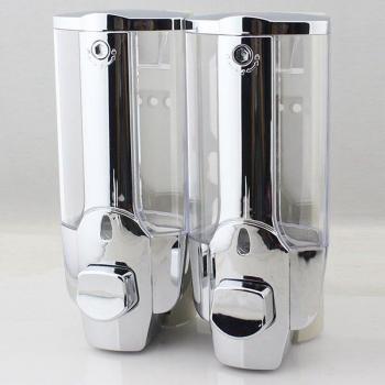 Distributeur de douche double mousse liquide 350ml/700ml