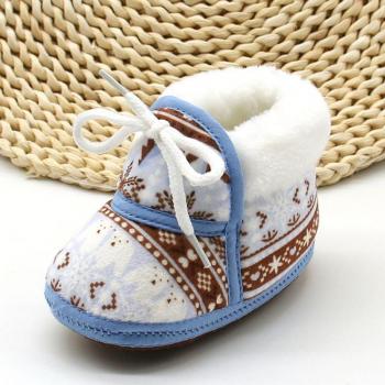 Bottes souples pour bébé en coton
