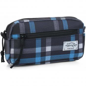 Estuche Escolar TEMPO - Plumier para Lápices, Azul