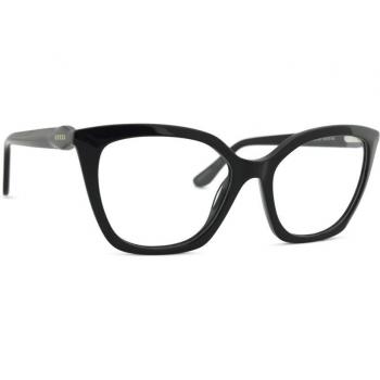 Guess Cat-Eye Glasses for Women, Black, 55 MM