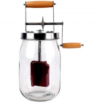 Churner de Beurre Silicone Transparent