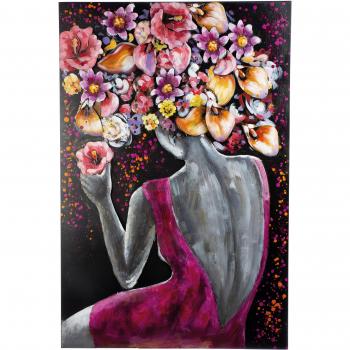 Gilde Galerie: Metallbild Casablanca „Florenzia“ (pink)