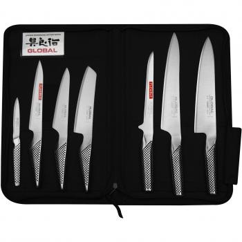 Global 7‑Piece Knife Set with Case