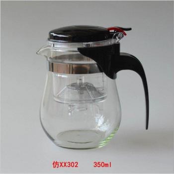 Juego de infusor de té chino de vidrio