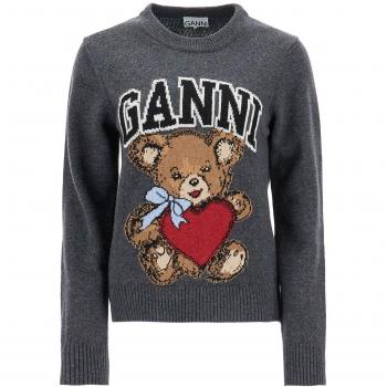 Pull Ganni Ourson Grisé – L