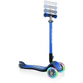 Globber Elite Deluxe Light-Up Scooter - Dark Blue
