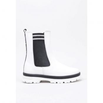 Botines Piel y Cremallera Niña Pablosky 31 Blanco