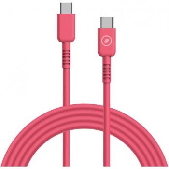 Muvit For Change cable Tipo C a Tipo C 3A/60W 1.2m magenta