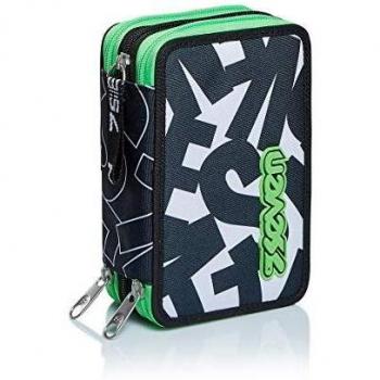 Borsa con 3 Zip per Astuccio Scolastico