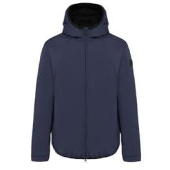 Giubbotto Colmar Uomo Blu Scuro Stretch con Cappuccio