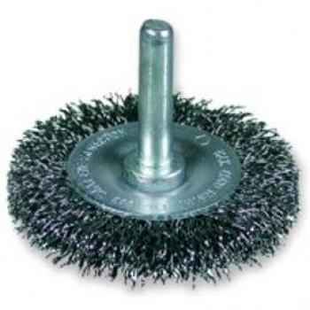 Cepillo Inox Ondulado con Vástago de 6 mm y Alambre de 0.20 mm