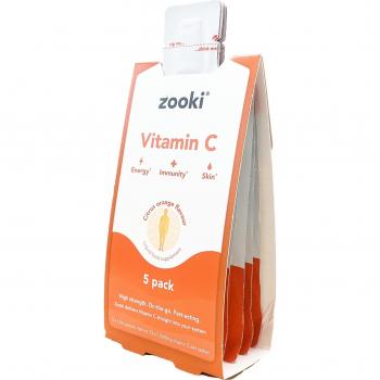 Zooki Liposomal Vitamin C 1000mg Citrus Orange Pack