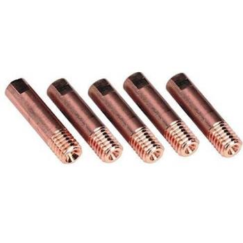 AWELCO - Ugello punta per saldatore a filo continuo, 6x25 mm, diametro 1,0 mm, confezione da 5