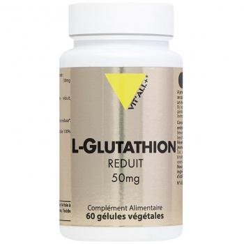 L-Glutathion Réduit 50mg 60 gélules végétales